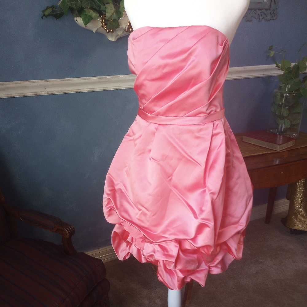 Impression Bridal Barbie Core Style Party Mini Dress